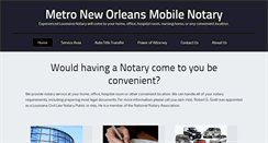 Desktop Screenshot of notarynola.com