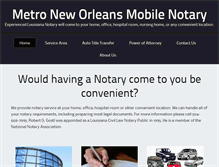 Tablet Screenshot of notarynola.com